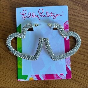 Lilly Pulitzer Heartbreaker Hoops